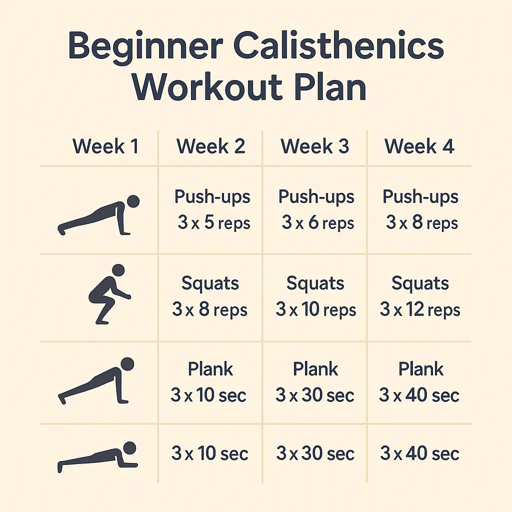 calisthenics workout plan