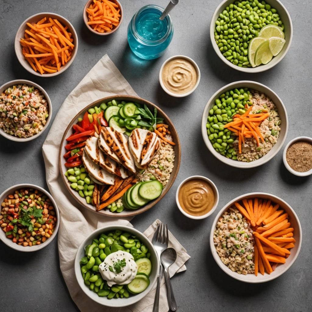 healthy fast food lunch