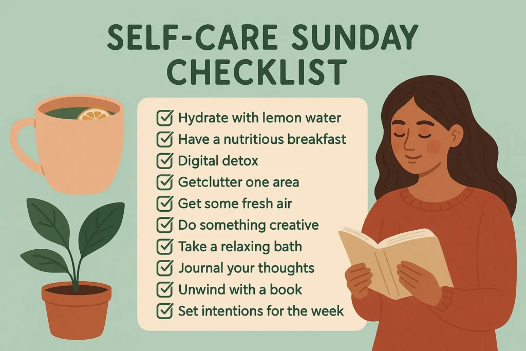 self-care sunday checklist