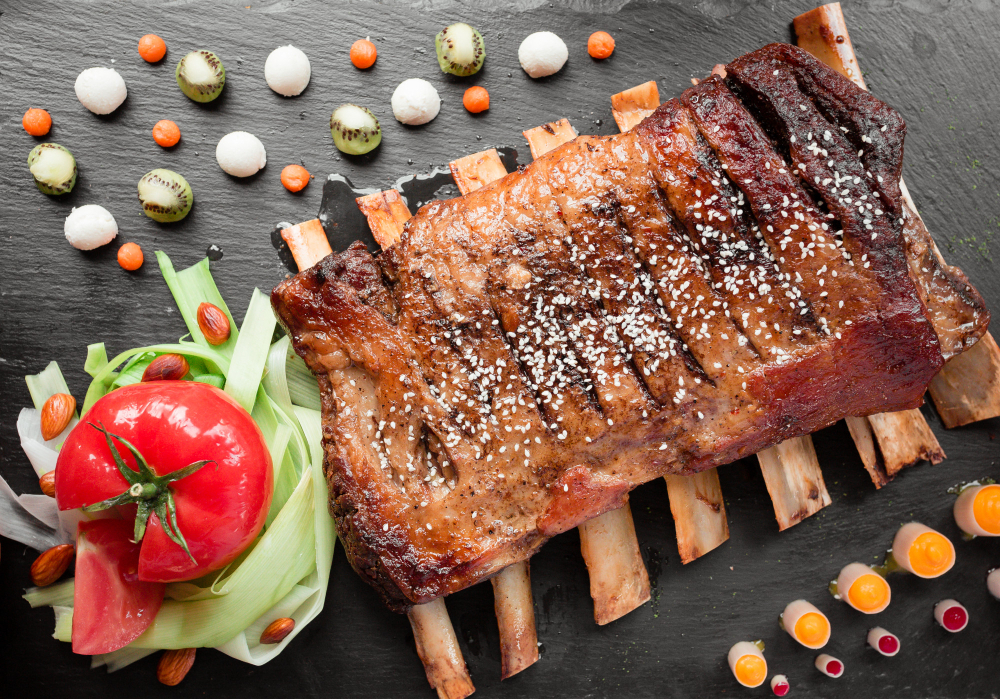 grilled beef ribs